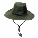 MFH Bush Hat - OD green - chin strap - foldable brim