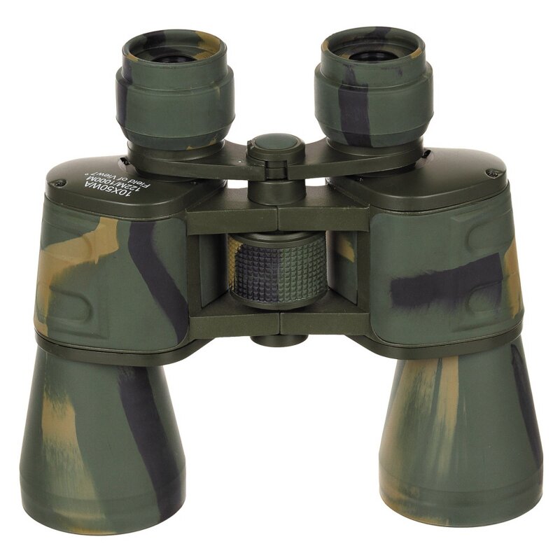 MFH Binocular - foldable - 10 x 50 - woodland - Ruby lense
