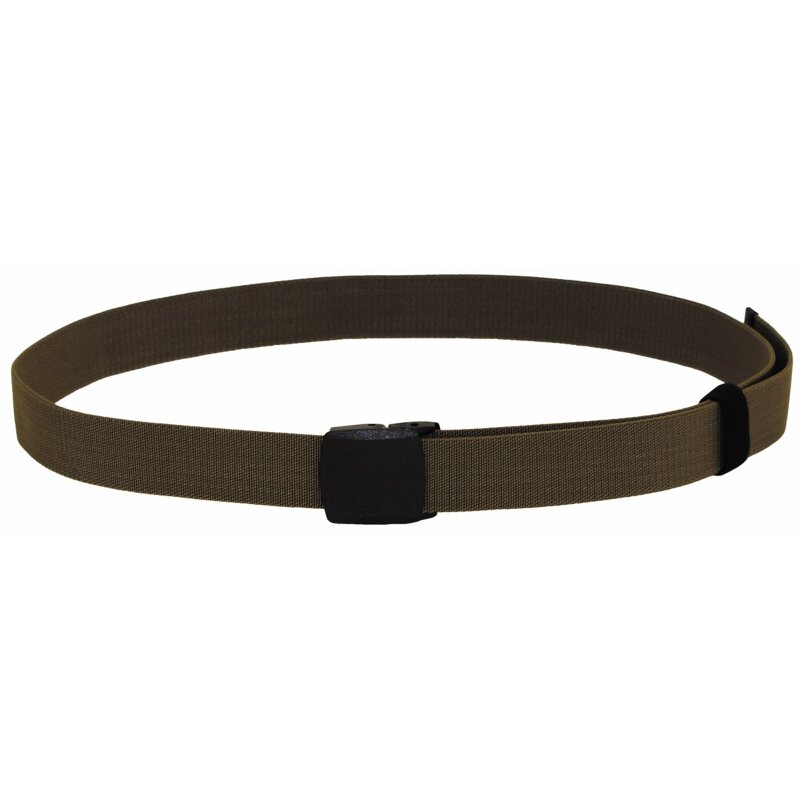 MFH Web Belt - Tactical Elastic - coyote tan - approx. 3,7 cm