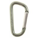 MFH Carabiner - D 7 mm x 7 cm - OD green