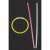 MFH glow stick - collar - thin - various colors - 65 pcs/roll