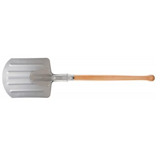 MFH Norw. snow shovel - divisible - aluminum/wood