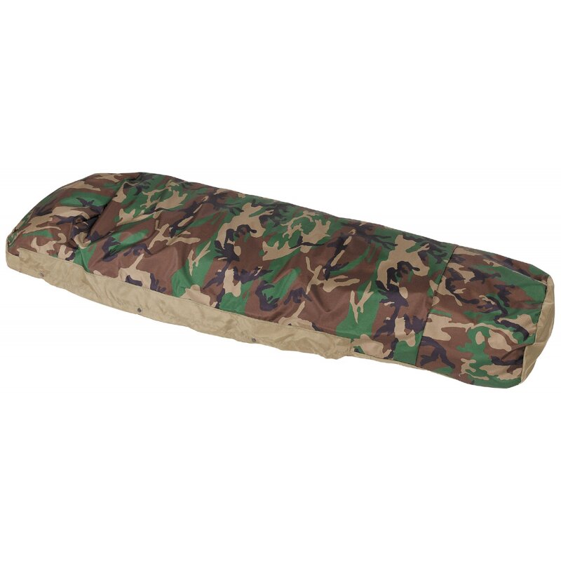 MFH Sleeping Bag Cover - Modular - 3-Layer Laminate - woodland