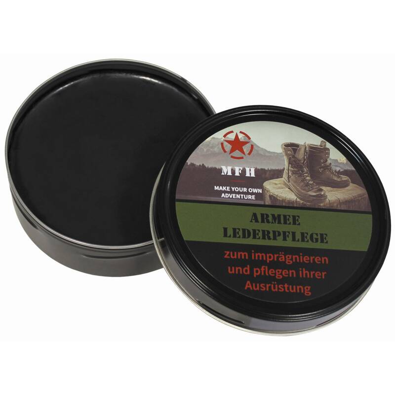 MFH Schuhcreme - Army - schwarz - 150 ml Dose