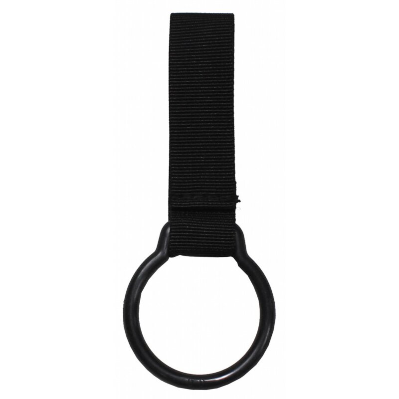 MFH Taschenlampenhalter - mit Ring schwarz