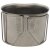 MFH US canteen cup - stainless steel - folding handles