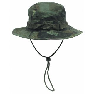 MFH US GI Bush Hat - chin strap - GI Boonie - Rip Stop - hunter-green