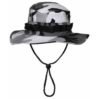 MFH US GI Bush Hat - chin strap - GI Boonie - Rip Stop - urban