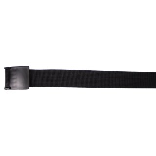 MFH US Web Belt - Stealth - black - approx. 4 cm
