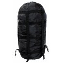 MFH US compression sack - black - modular - for sleeping bag