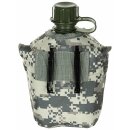MFH US Plastikfeldflasche - 1 l - Hülle - AT-digital - BPA-frei