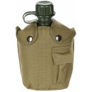 MFH US Plastikfeldflasche - 1 l - Hülle - coyote tan - BPA-frei
