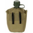 MFH US Plastikfeldflasche - 1 l - Hülle - coyote tan - BPA-frei
