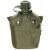 MFH US plastic water bottle - 1 l - cover - olive - BPA-free
