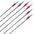 Complete arrow | SKYLON Radius - Carbon - factory fletched - Pack of 12 | Spine 400