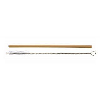 BASICNATURE bamboo straw set