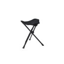 BASICNATURE Travelchair - three-legged stool | Color: Black