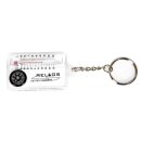 BASICNATURE key ring thermo/compass