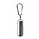 COGHLANS aluminium capsule with carabiner - various sizes