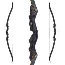 SPIDERBOWS Blizzard Dark - 64 Inch - 40 lbs - Take Down Recurve bow | Right hand