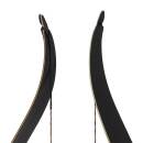 SPIDERBOWS Blizzard Dark - 64 Inch - 40 lbs - Take Down Recurve bow | Right hand