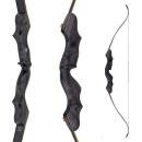 SPIDERBOWS Blizzard Dark - 66 Inch - 45 lbs - Take Down Recurve bow | Right hand