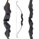 SPIDERBOWS Blizzard Dark - 66 Inch - 45 lbs - Take Down Recurve bow | Right hand