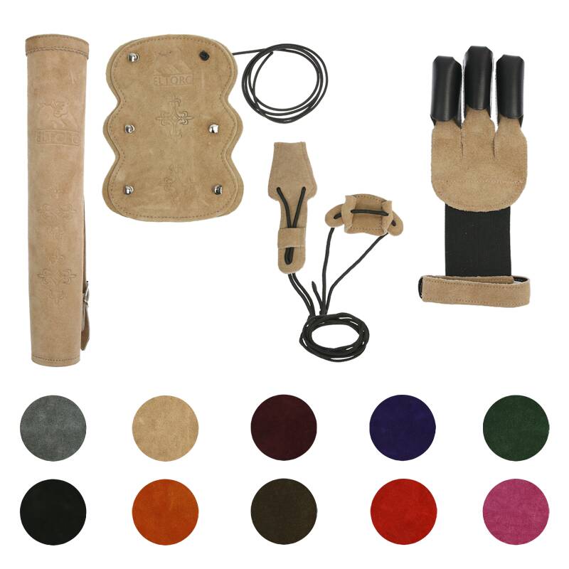 [SPECIAL] elTORO Wild Colorz - Set - Schiesshandschuh, Armschutz, Kcher & Spannschnur