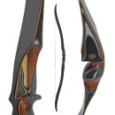 JACKALOPE - Onyx - 62 Inch - One Piece Recurve bow -...