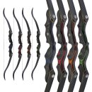 SPIDERBOWS - Raven - 62-68 inches - 20-50lbs - Take Down Recurve bow