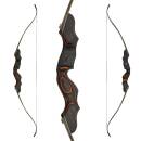 SPIDERBOWS - Raven - 62-68 inches - 20-50lbs - Take Down Recurve bow