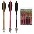 Aluminium Bolt | X-BOW fma - 6.3 inch - Broadhead - Pack...