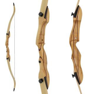 DRAKE Alabaster - 62-70 Inch - 16-42 lbs - Take Down Recurve bow