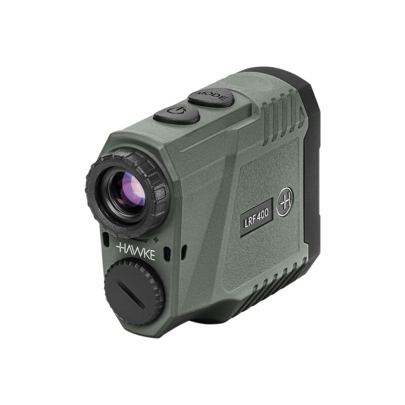 Hawke Laser Entfernungsmesser LRF 400 Pro mit 6facher Vergrößerung inkl Tasche 