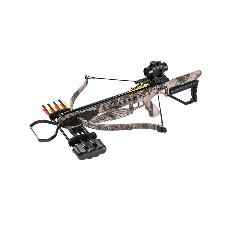 SET X-BOW Black Spider - 175 lbs / 245 fps - recurve crossbow | Colour: Forest Camo