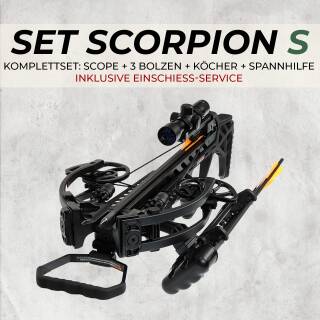 [SPECIAL] X-BOW FMA Scorpion S - 425 fps / 200 lbs - Compoundarmbrust | Farbe: Schwarz - inkl. Einschießservice auf 30m