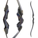 DRAKE ARCHERY ELITE Blue Royal - 60 inch - 20-60 lbs - Take Down Recurve bow Right hand 20 lbs
