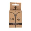 Multipack Metal & Plastic Zipper - silver