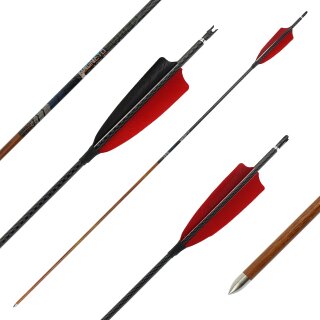 26-30 lbs | [Recommendation] Carbon arrow | MagnetoSPHERE Slim - with Feathers - Spine: 900 | 30 inches