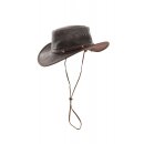 ORIGIN OUTDOORS Leather Hat Crushable