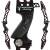 Riser | JACKALOPE Zircon - Ultimate - 25 inch - ILF - Right Hand | Color: Black / Red