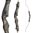 DRAKE Sepia - 62-70 Inch - 16-42 lbs - Take Down Recurve Bow