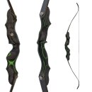 C.V. EDITION by SPIDERBOWS - Raven Green CARBON - 62 Zoll - 25lbs | Linkshand