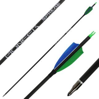 36-40 lbs | SPHERE Pioneer 6.2 - Carbon - Naturfedern - Spine 500 | Länge: 32 Zoll