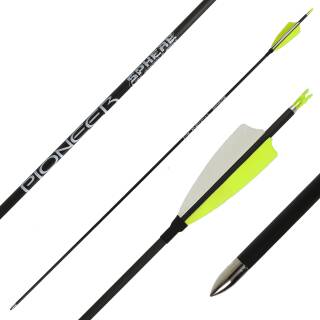 bis 20 lbs | SPHERE Pioneer 4.2 - Carbon - Naturfedern - Spine 1200 | Länge: 31 Zoll