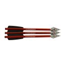 STEAMBOW Hunting arrows for AR-Series - red  - Pack of 3