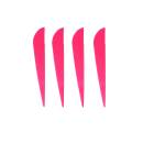 20er Vorteilspack | DRAKE Vane Parabol | 5,0 Zoll | pink