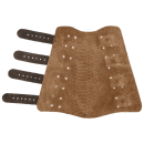 elTORO Armschutz Leder mit Schnallen