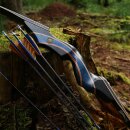 2nd CHANCE | DRAKE ARCHERY ELITE Blue Royal - 60 Inch - 40 lbs - Take Down Recurve Bow | Left Handed