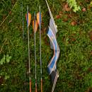 2nd CHANCE | DRAKE ARCHERY ELITE Blue Royal - 60 Inch - 40 lbs - Take Down Recurve Bow | Left Handed